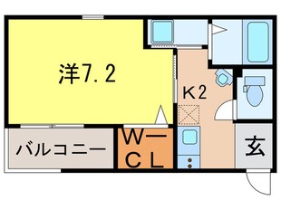 ハイツミリカⅢの物件間取画像